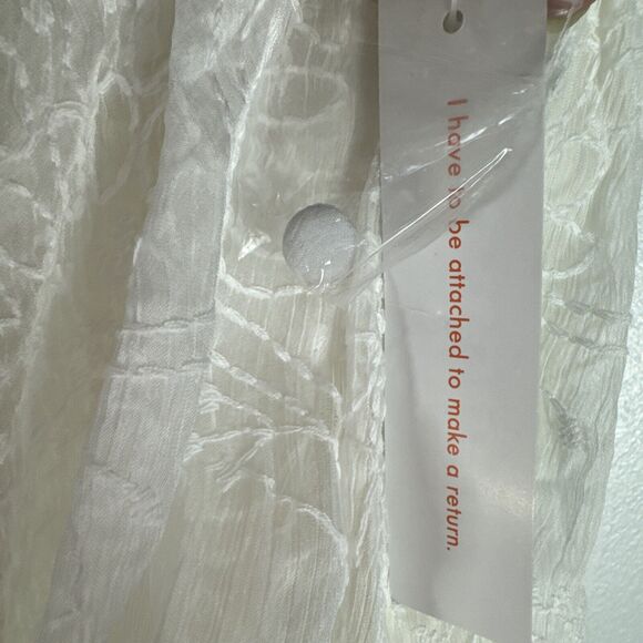 ModCloth Sz XS Just the Beginnings White Maxi Sheer Lace Overlay Dress NWT $199 - Picture 9 of 12